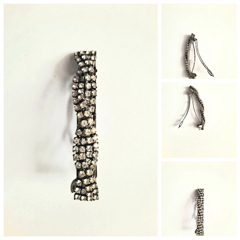 Vintage Rhinestone Baratte - Picture 2 of 2